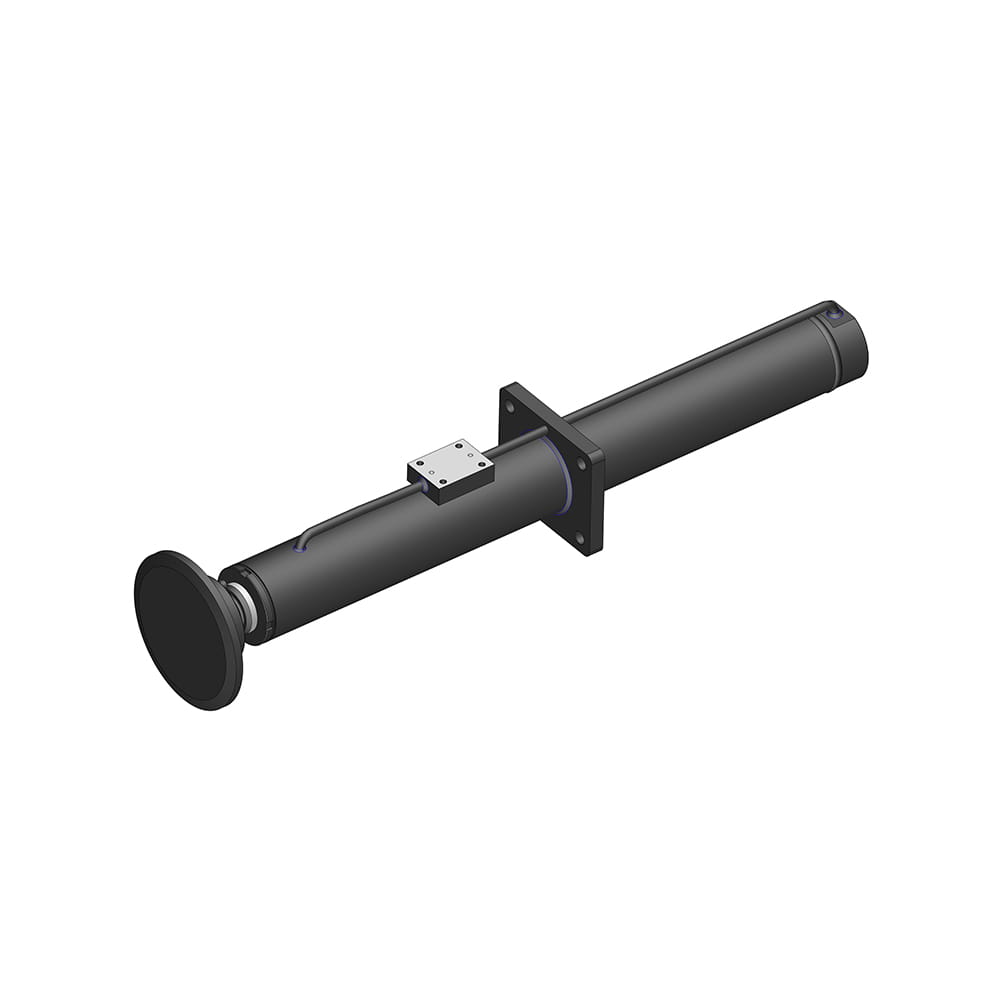 Cilindro idraulico della gru a caricatore laterale