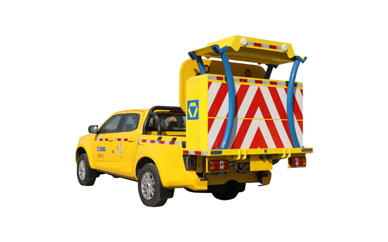 Cilindro idraulico per segno veicolo tampone anticollisione